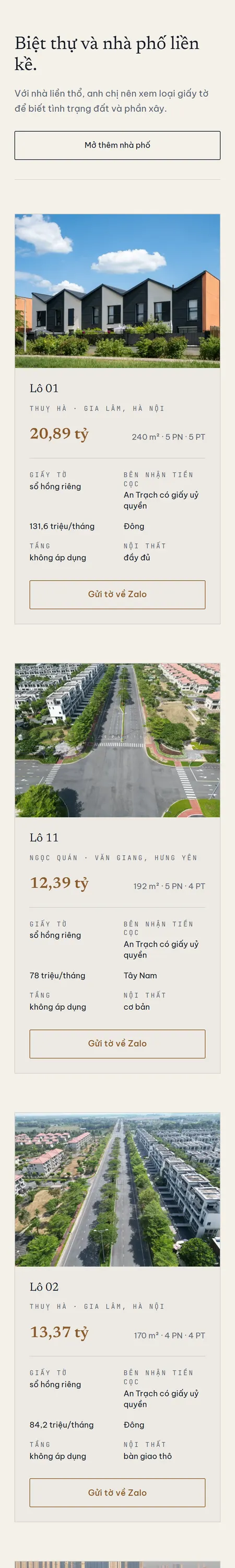 Website demo An Trạch trên điện thoại — phần 6/12