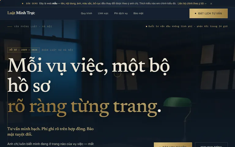 Web Luật sư · YMYL do HAYWEB dựng
